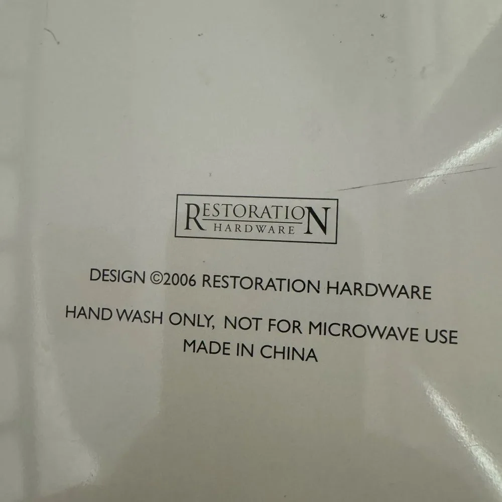 Restoration Hardware Decorative Plate
